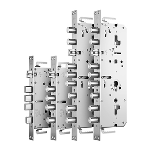 玥玛防撞防翘304不锈钢锁体指纹锁入户大霸王锁体静音通用大锁体