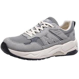 骆驼男鞋2025秋季新款潮流休闲鞋网面透气男士鞋子厚底增高运动鞋