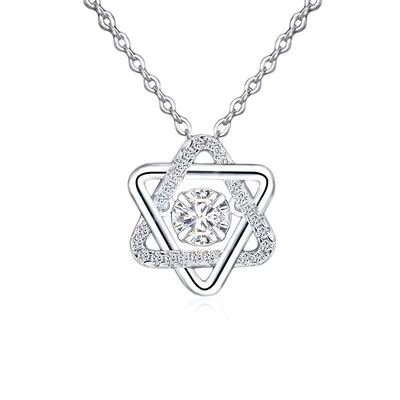 法国设计师风幸运星925银项链