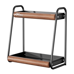 中古风水杯架家用餐边柜置物架咖啡杯桌面多功能收纳调料瓶罐架子