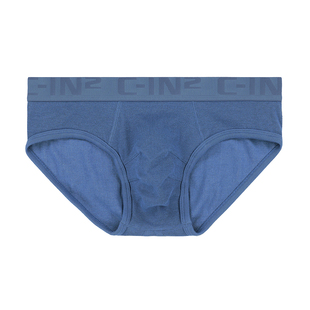 C-IN2新品内裤男棉氨纶运动吸汗U凸弹力性感低腰三角裤2913RT