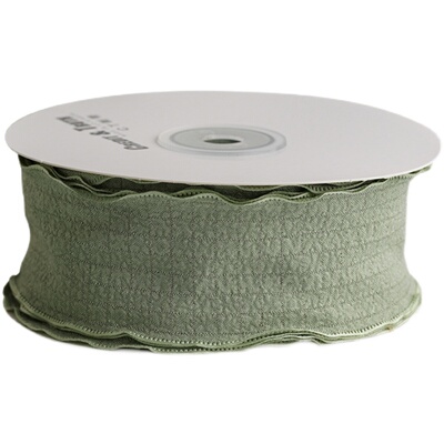 ct制带亚麻花艺包装丝带肌理带