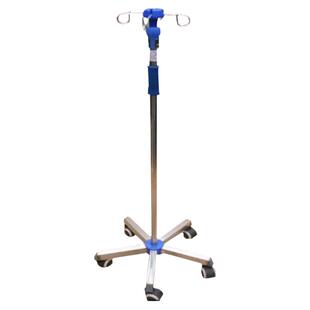 全不锈钢输液架落地式医用吊瓶架挂钩伸缩移动可调高度点滴架吊杆