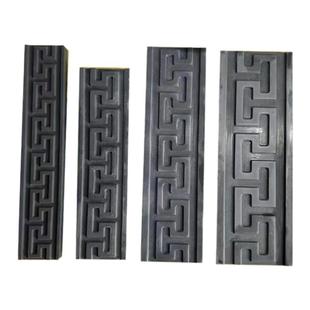 仿古建筑回纹线条多规格水泥材质可选踢脚线路沿石装饰促销邯郸市