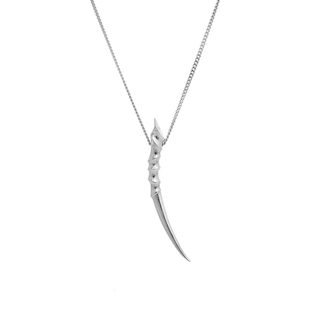 英国DARK ANTHEM重音 鹿角项链纯银简约潮酷个性中性男女款