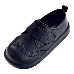 贝然儿童皮鞋男女童真皮鞋子黑色演出鞋校园宝宝软底防滑英伦单鞋