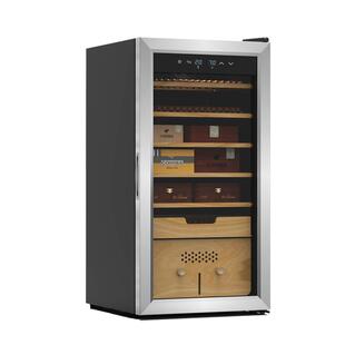 法国HOMESUN恒温恒湿雪茄柜家用商用电子雪茄红酒茶叶冷藏保湿柜