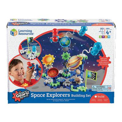 Learning Resources齿轮积木太空探险儿童拼装玩具拼插组合男孩