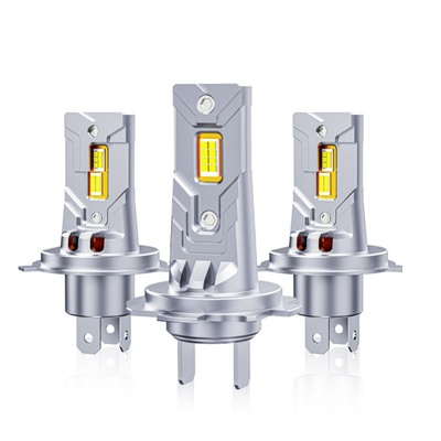 led汽车灯泡H1远光H7近光H4一体