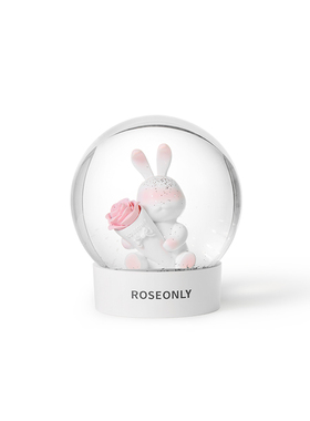 ROSEONLY诺誓独角兽水晶球玻璃球摆件送女友爱人生日摆件礼物