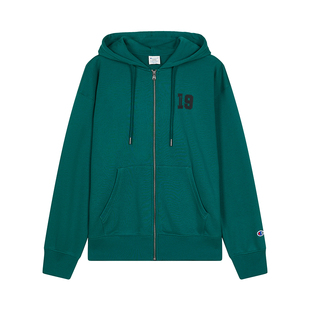 Champion冠军连帽卫衣男2026春季新款秋冬拉链外套美式复古潮牌女