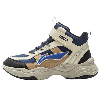 李宁男童冬季新款加厚儿童运动鞋