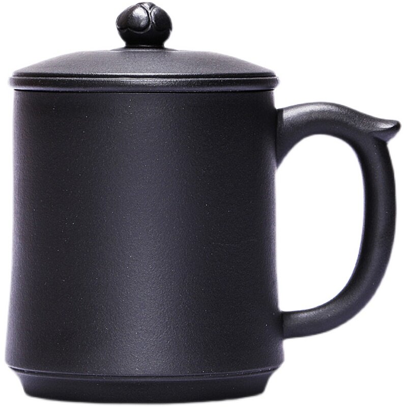 全手工过滤茶水分离原矿紫泥盖杯
