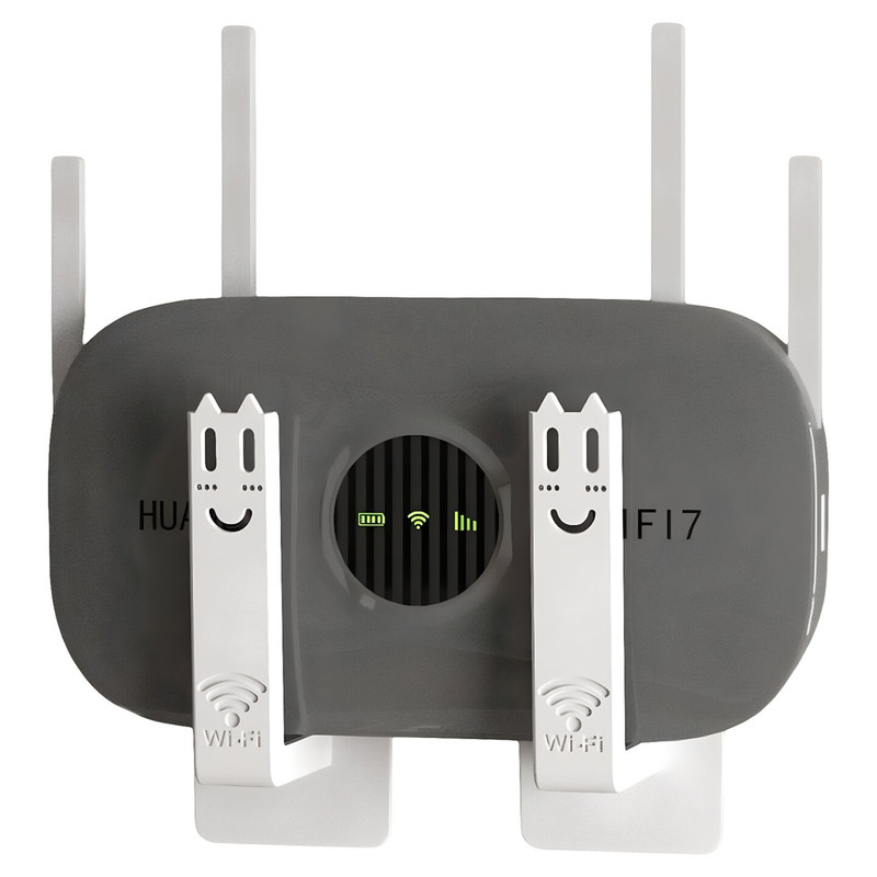 wifi墙壁电视挂墙上机顶盒路由器放置架置物收纳盒免打孔托架支架