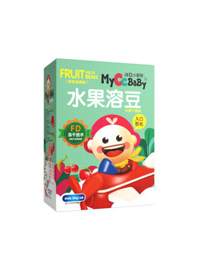 我D小蔡蔡水果溶豆入口即化冻干