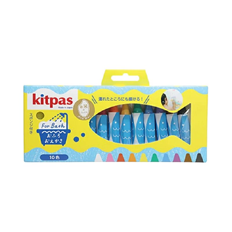 KITPAS儿童浴室水洗涂鸦蜡笔