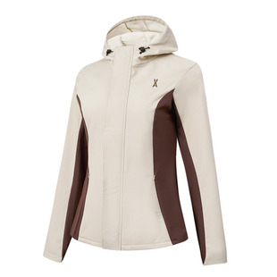 安欧兔女装|修容软壳外套女 中长款风衣时髦显瘦运动夹克上衣外搭