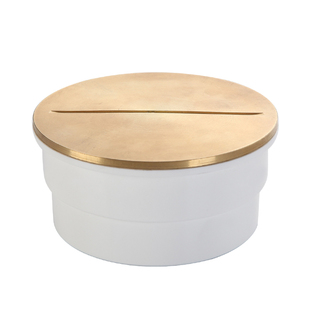 铜面清扫口地面扫除口排水管地漏检修口堵头PVC-U排水DN50 75 110