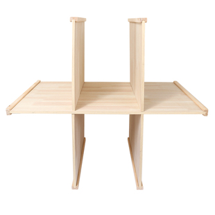 定制衣柜隔板分层架实木衣橱隔断收纳架隔层木板柜子分隔收纳神器