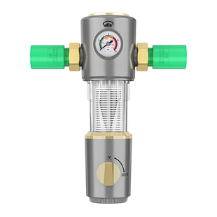 前置反冲洗过滤器家用全屋自来水管道室内外水管初滤40微米净水器