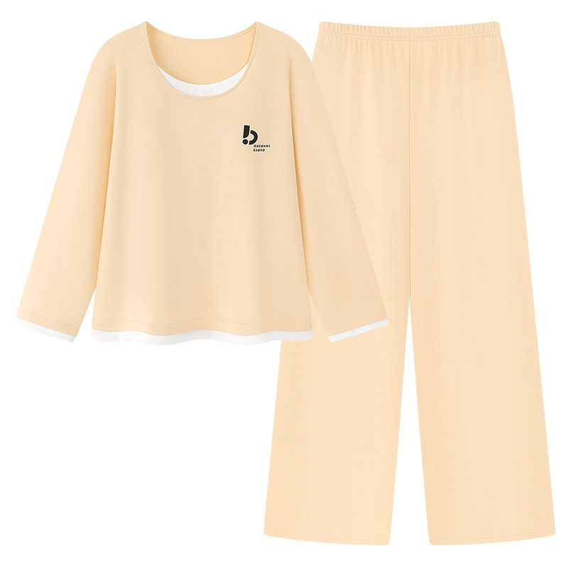 春秋夏季新款纯棉情侣睡衣家居服