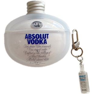 小众透明伏特加酒瓶盖7i适用se4华为freebuds5i/6i蓝牙Pro5/Pro4耳机壳freeclip保护套Freebuds se2se3软壳4i