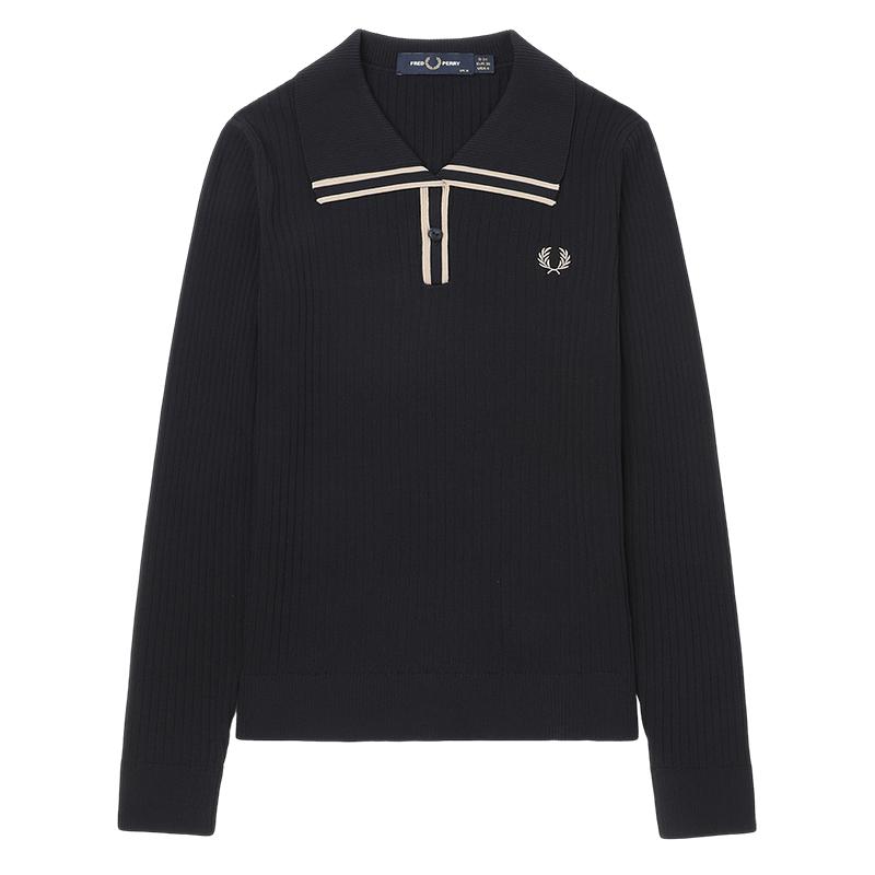 FREDPERRY罗纹针织衫时髦气质