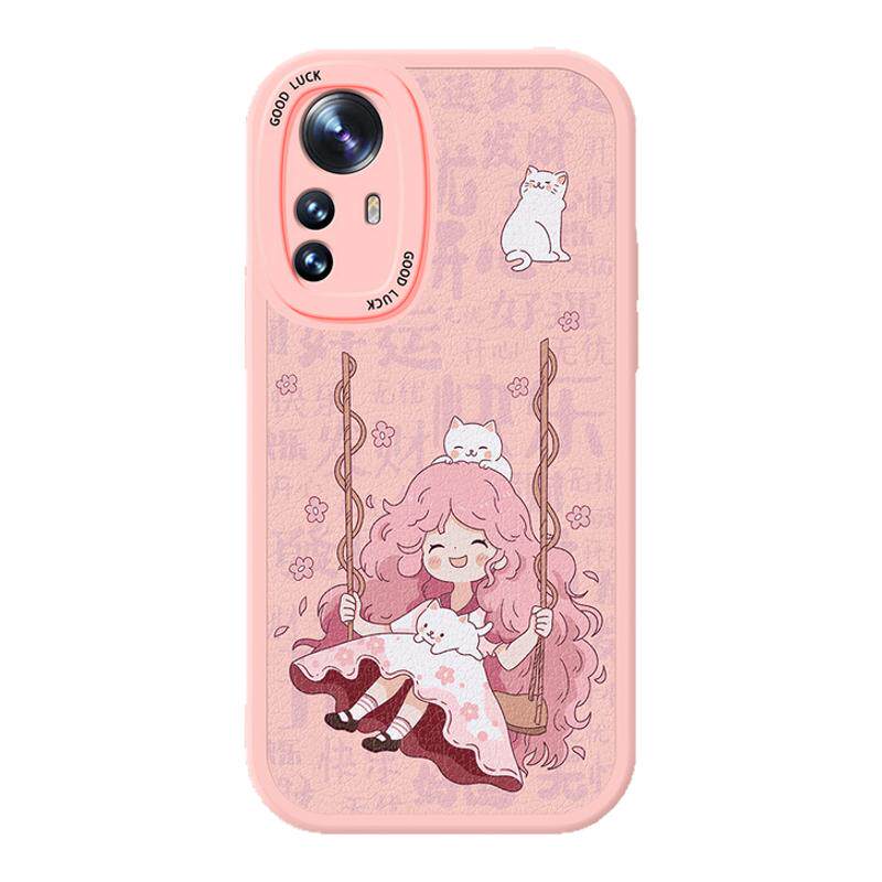 适用女孩小米12手机壳硅胶mi12X小清新T可爱小羊皮Pro卡通套xiaomi米十二女式全包miui软壳防摔Por天玑版女款