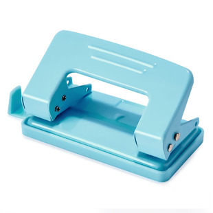 双孔打孔器小打孔机装订机活页本活页夹圆环手动两孔打眼神器办公用会计票据文件手账纸张打洞圆环双孔打孔器