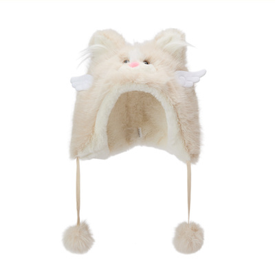 畹町北极熊护耳帽加绒雷锋帽