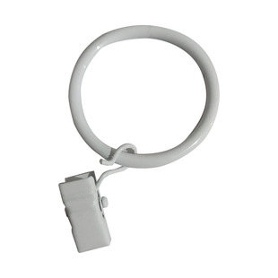 窗帘夹子免邮 挂钩 不锈钢夹子 窗帘夹子扣 环配件罗马杆圈铁夹子