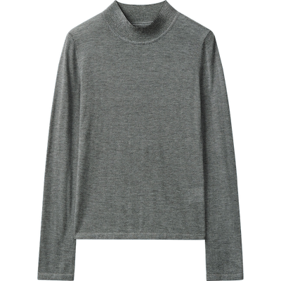 播商场同款舒适立领T恤女24春秋休闲打底内搭上衣BDR3SD1795