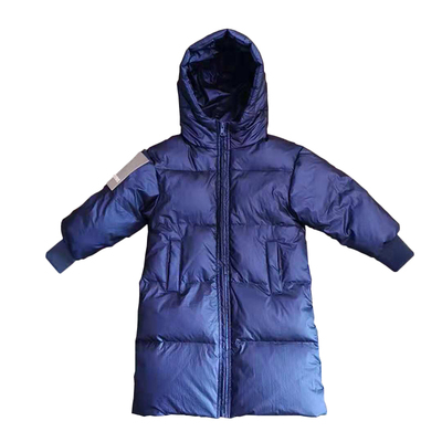 免洗中长款加厚儿童羽绒服清仓