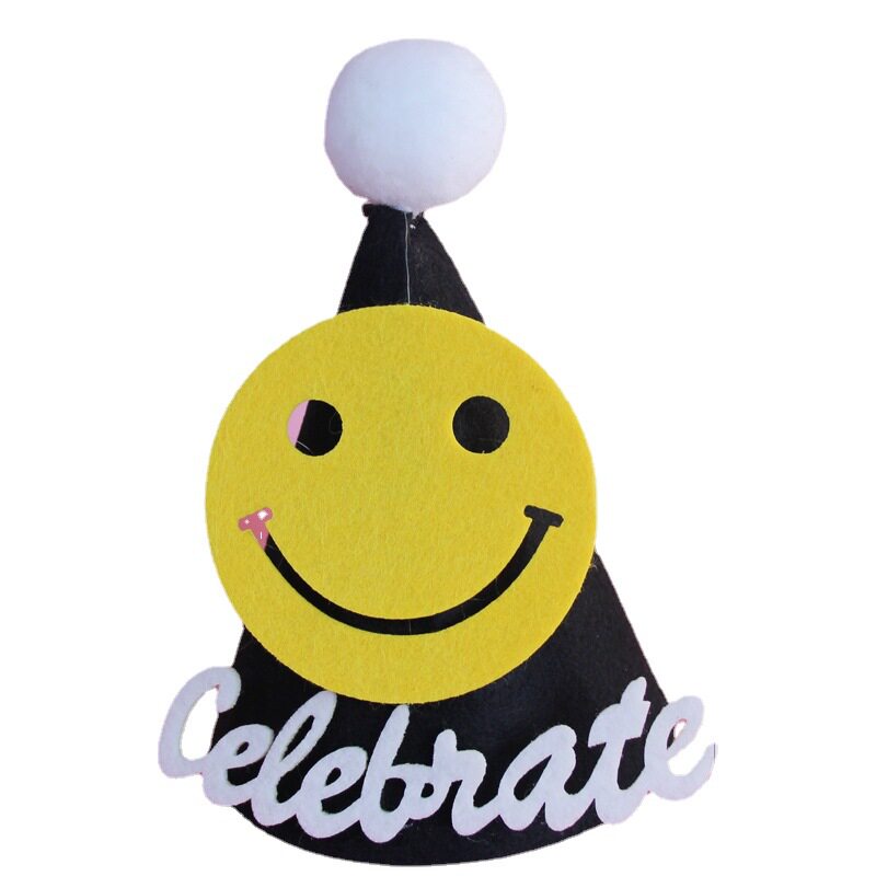生日帽成人无纺布帽子儿童烘焙