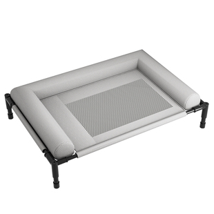 狗窝四季通用可拆洗离地狗床小中大型犬猫网布冬季防潮狗狗行军床