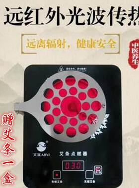 艾宜艾条点燃器电子点灸仪神器点灸器华神无烟  有烟艾灸器艾灸仪