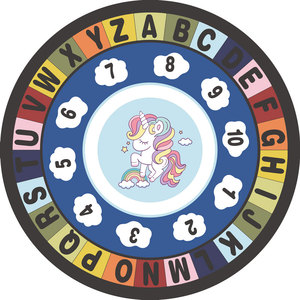 卡通幼儿园早教中心阅读区地毯垫