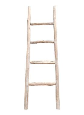 实木梯子装饰摆件幼儿园布置拍照