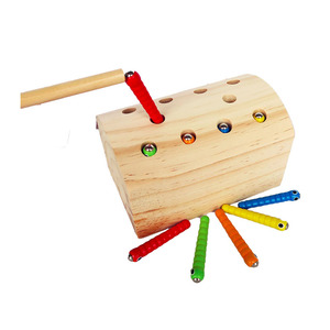 男孩女孩钓鱼玩具抓虫儿童婴儿宝宝0-1-2-3岁一两周岁半益智玩具