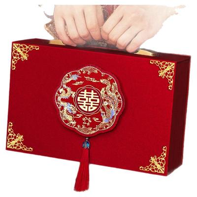 彩礼现金礼盒高档10万20万礼金箱