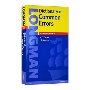 朗文常见错误词典 Longman Dictionary of Common Errors 英文原版工具书 朗文英英字典 专业英语词典 英语词汇英文原版书