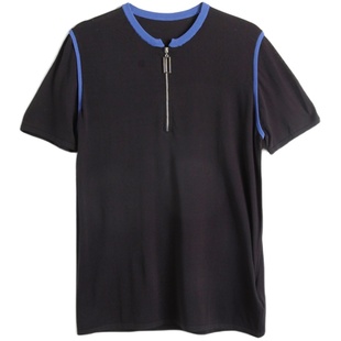 胖太太大码女装夏季新款圆领针织T恤短袖上衣显瘦妈妈款423108210