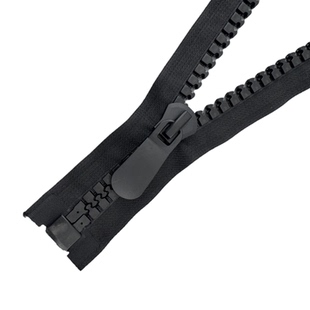 20号树脂拉链单头开尾高档羽绒服三轮车棚工程帐篷棚房特大号拉锁