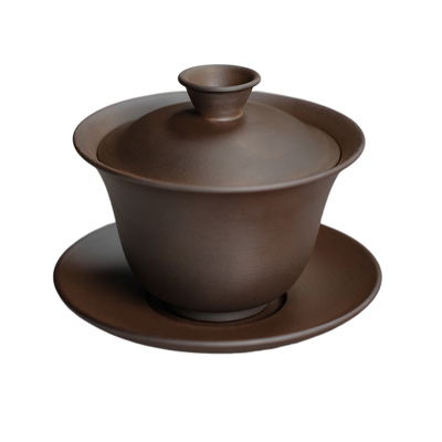 旋转盖碗不烫手薄胎盖碗