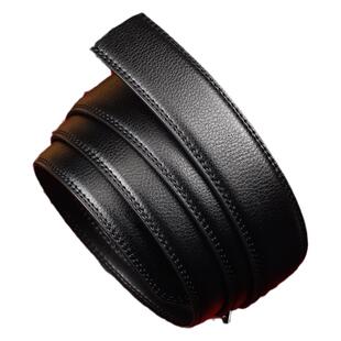 啄木鸟2026新款男士皮带条不带头真皮带身无头纯自动扣牛皮腰带tk