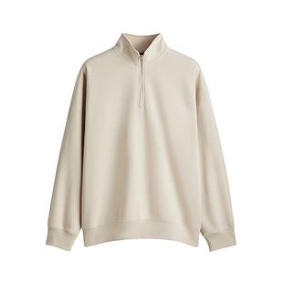 【H&M Thermolite®】男装女装卫衣冬季情侣装半开襟卫衣1116078