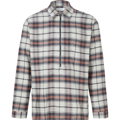 【折扣】Oliver Spencer 男宽松棉质半拉链上衣