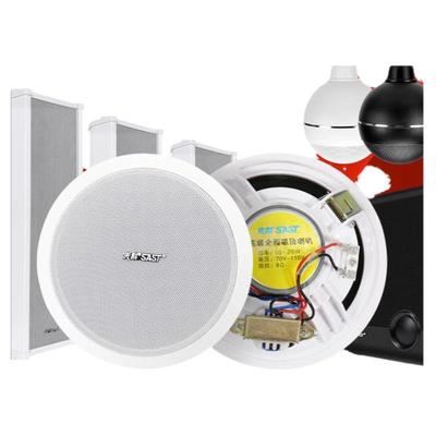 先科吸顶吊顶壁挂音乐广播喇叭