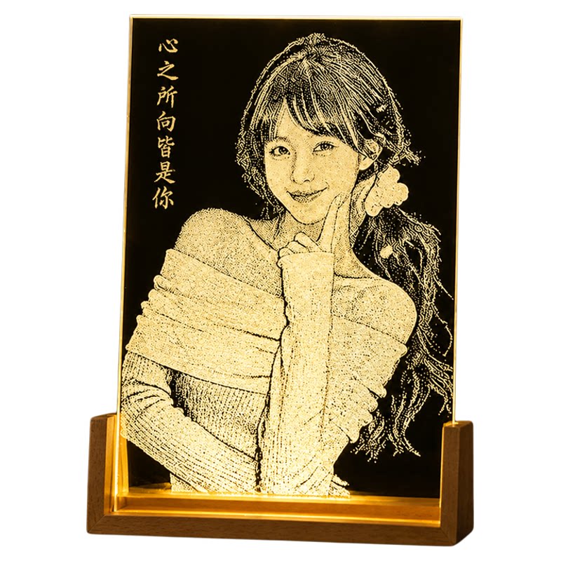 玻璃画定制,送她独一份的浪漫呀