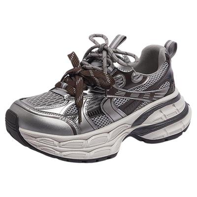 骆驼歪头银月老爹鞋2025秋新款女